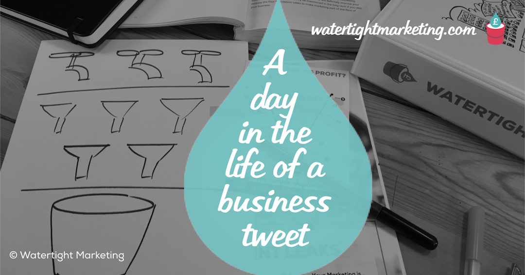 A day in the life of a small business tweet