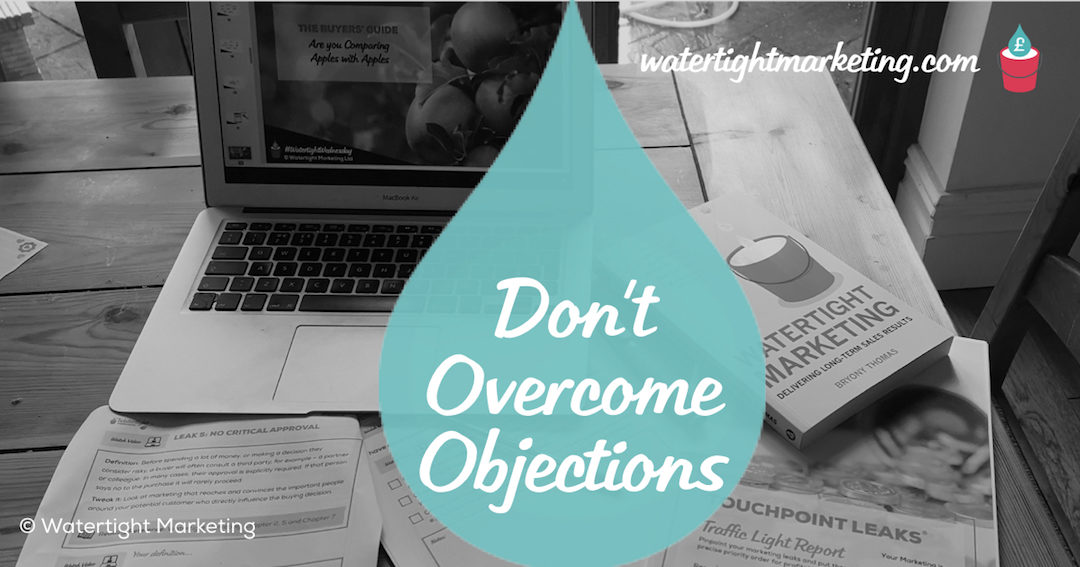 Is it time to Validate Concerns rather than Overcome Objections?